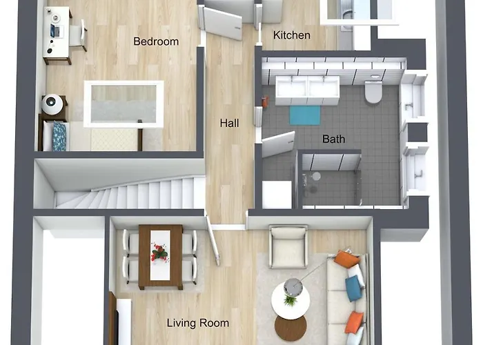 דירה Dachnest - Wundervolles Neues Dachgeschoss Fuer Bis Zu 4 Personen In *